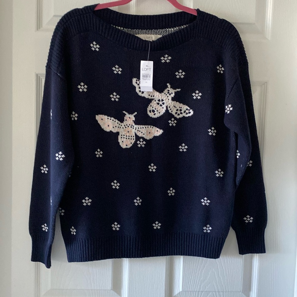 Loft boat neck sweater